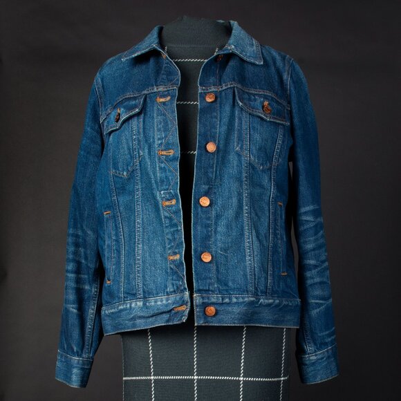 Madewell Jackets & Blazers - MADEWELL Denim Blue Jeans Jacket Boxy Relaxed Large